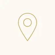 Gold map pin icon for Charleston service area